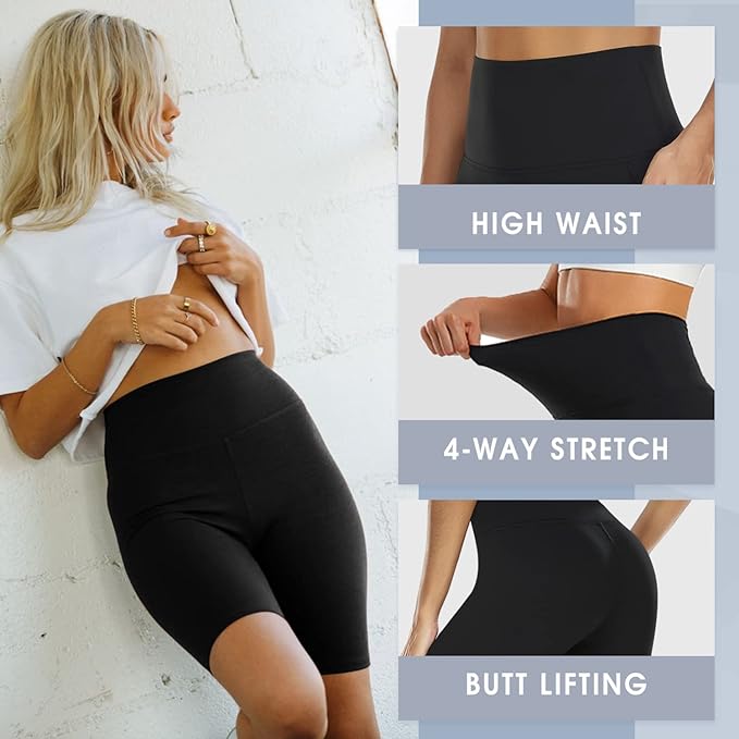 4 Pack Biker Shorts