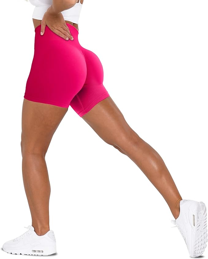 Womens Workout Seamless Scrunch Butt Lifting Shorts