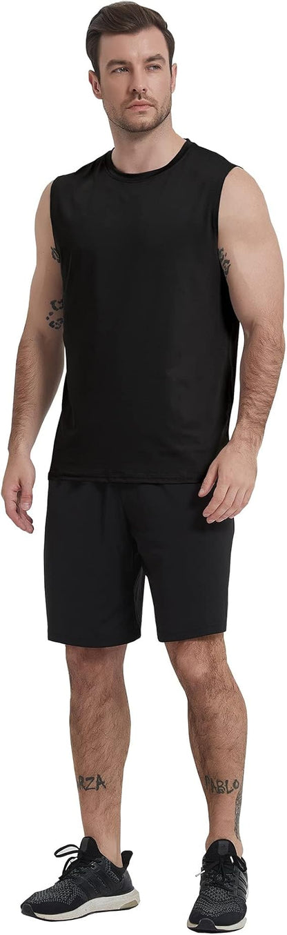 Men's 3 Pack Workout Tank Tops Gym