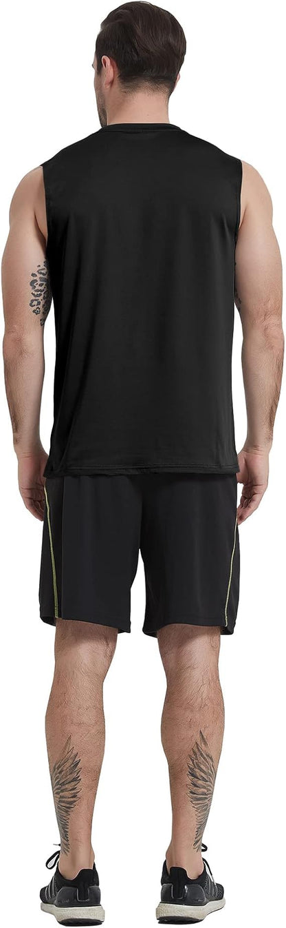 Men's 3 Pack Workout Tank Tops Gym