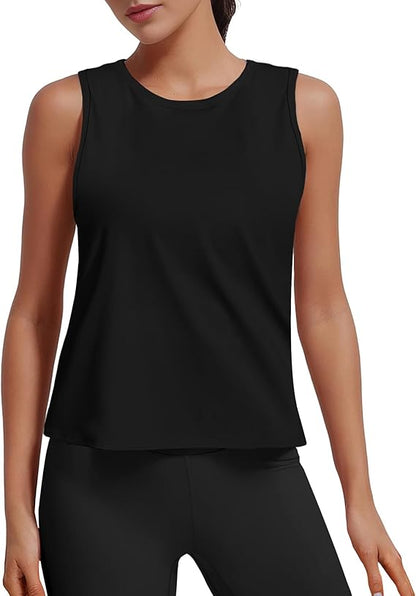 3 Pack Crop Tank Tops for Women Sleeveless