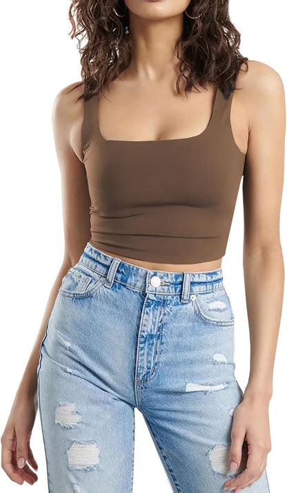 3 Pack Crop Tank Tops