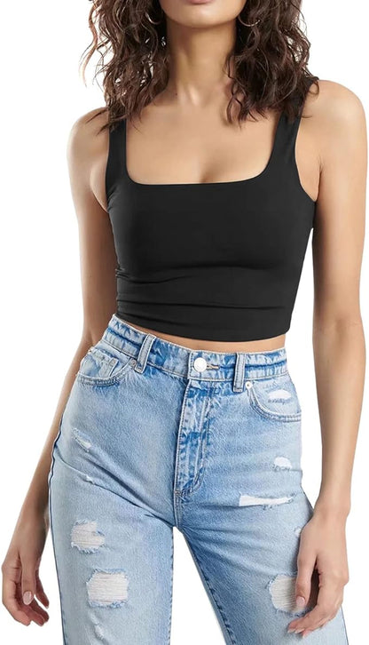 3 Pack Crop Tank Tops